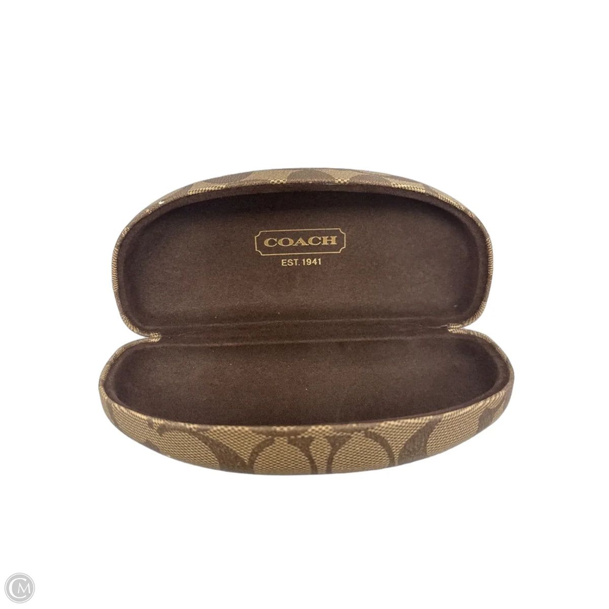 Sunglass Case Designer By Coach, Size: