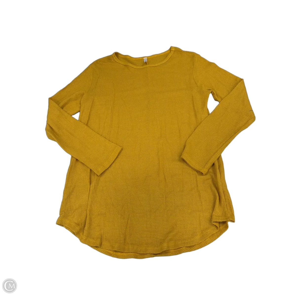 Top Long Sleeve Basic By Magic In Gold, Size: L