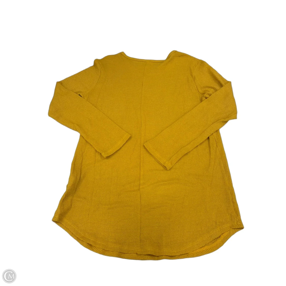 Top Long Sleeve Basic By Magic In Gold, Size: L
