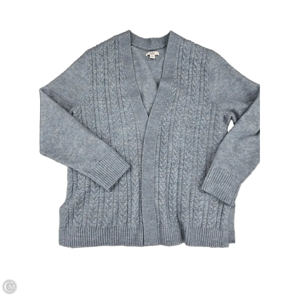 Cardigan By Croft And Barrow In Blue, Size: L
