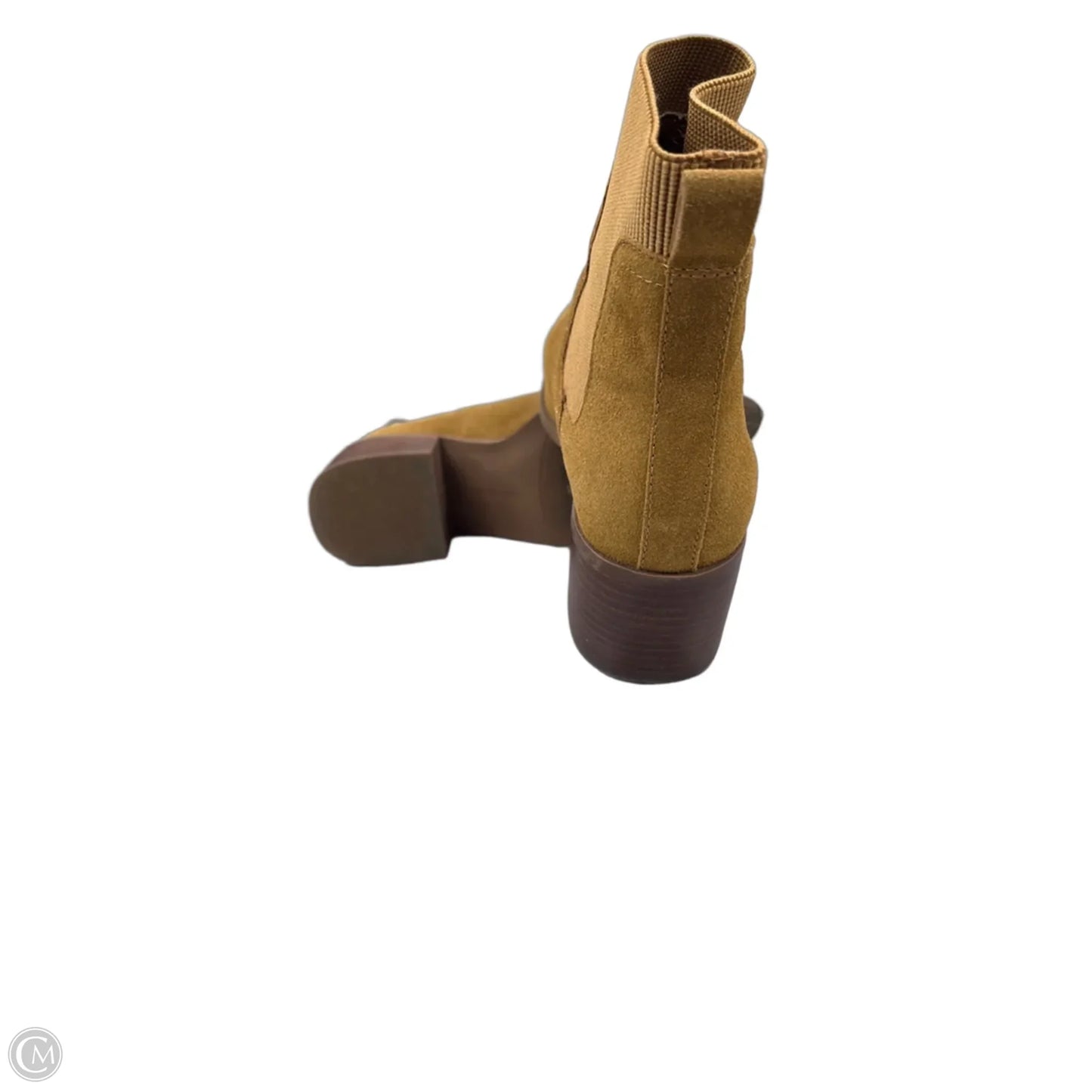 Boots Ankle Heels By Chelsea And Violet In Brown, Size: 7.5