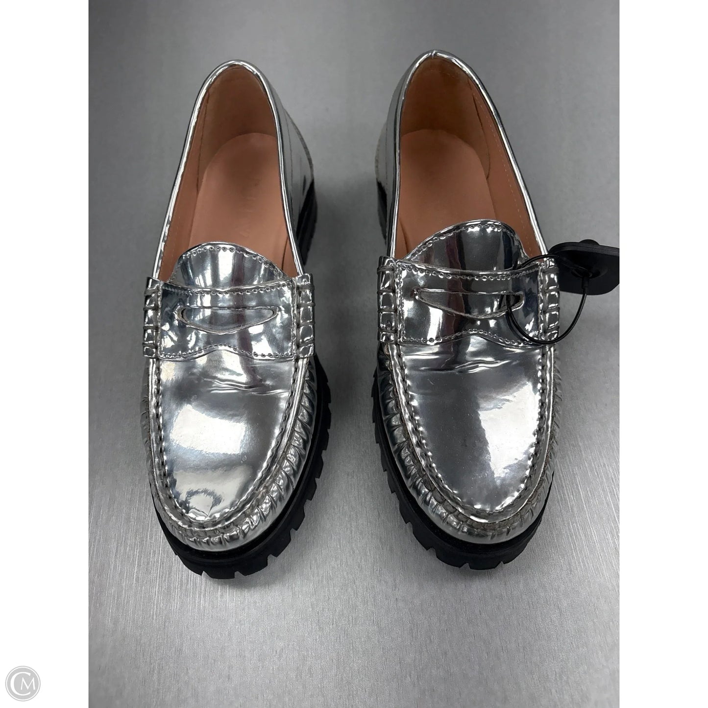 Shoes Flats By J. Crew In Silver, Size: 7