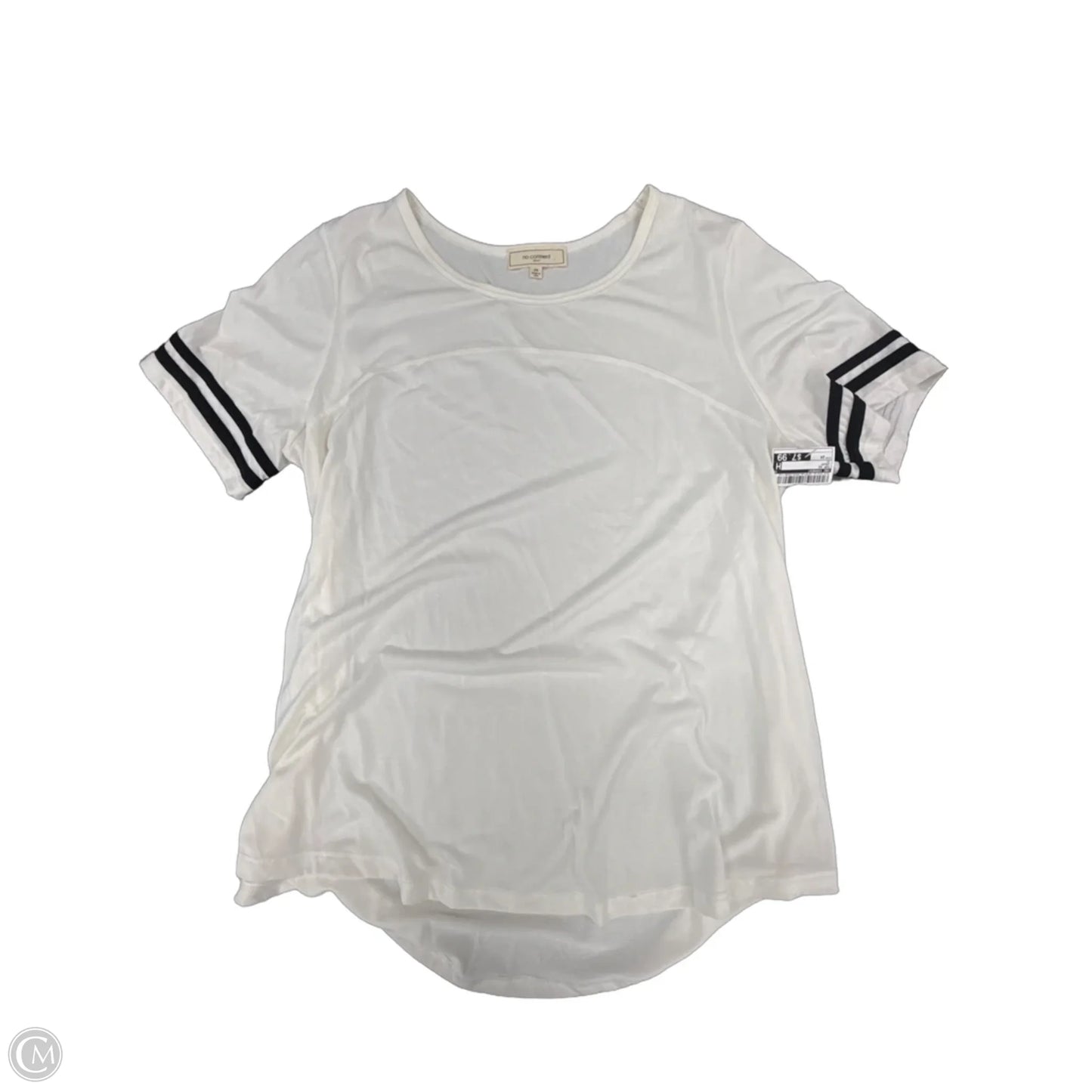 Top Short Sleeve By No Comment In Cream, Size: 2x