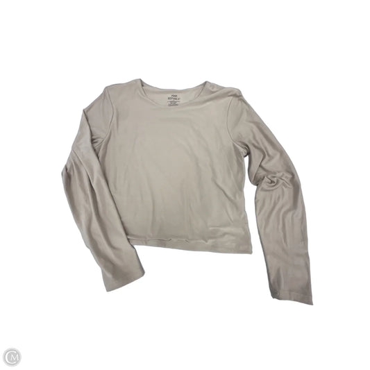 Top Long Sleeve By Pink Republic In Brown, Size: Xl