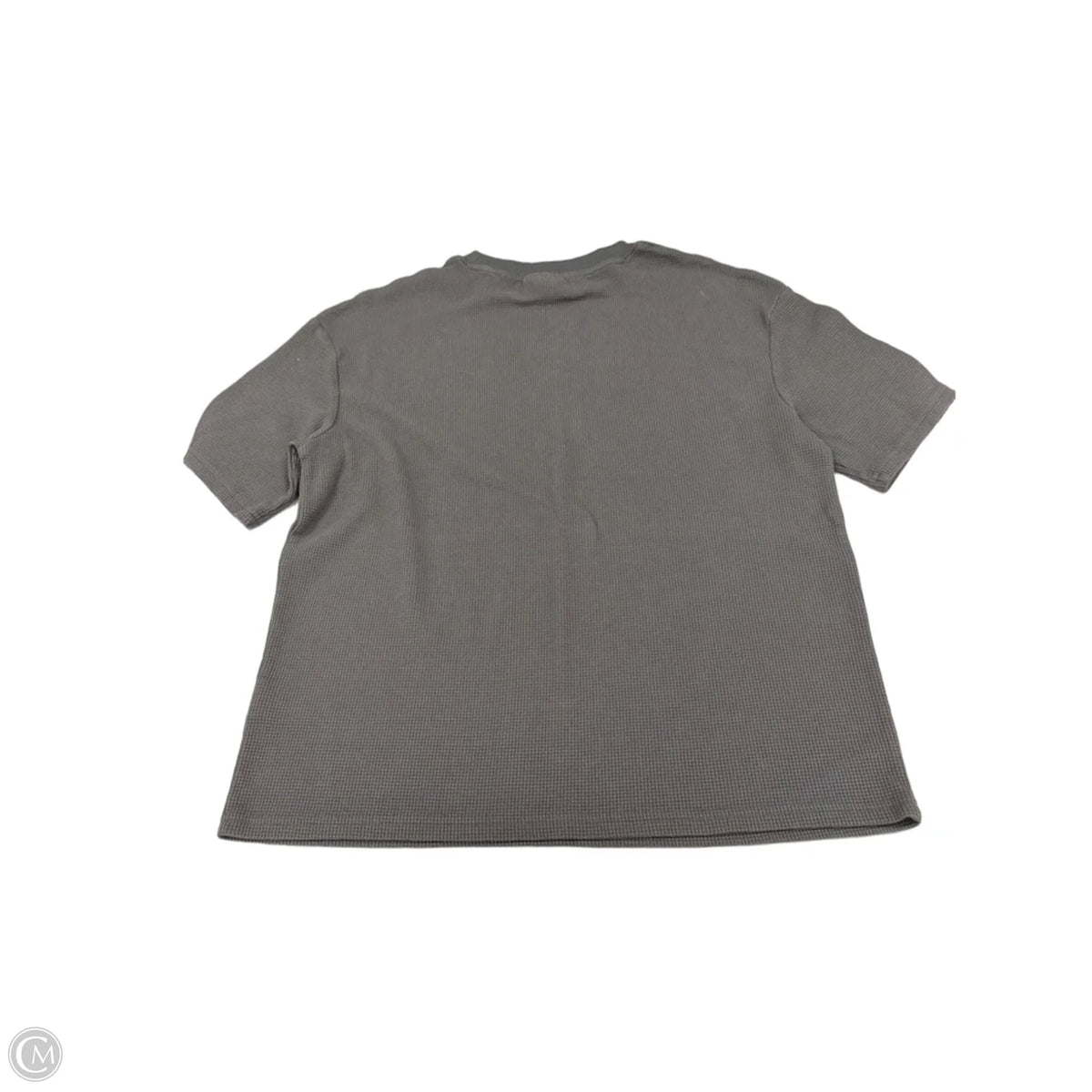 Top Short Sleeve By Comfrt In Grey, Size: S