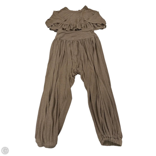 Top 2pc Short Sleeve By Free People In Grey, Size: M
