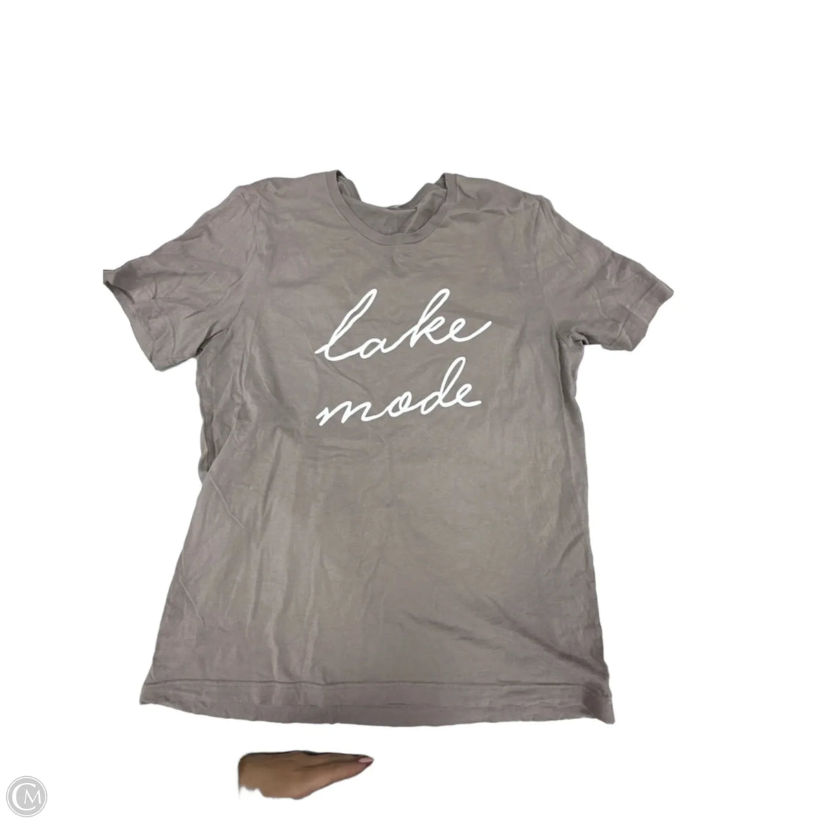 Top Short Sleeve Basic By Bella + Canvas In Taupe, Size: Xl