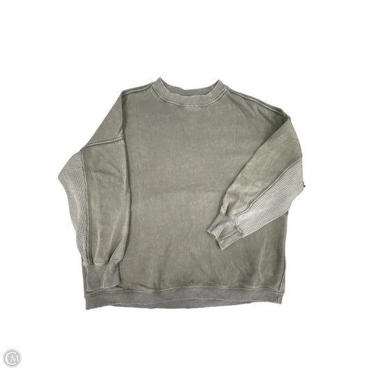 Top Long Sleeve By Aerie In Green, Size: L