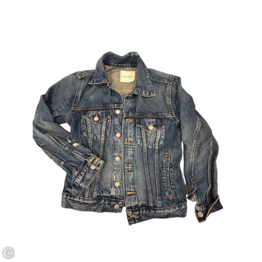 Jacket Denim By Lucky Brand In Blue Denim, Size: Xs