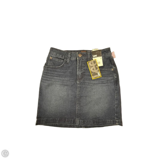 Skirt Mini & Short By Lee In Blue Denim, Size: 2