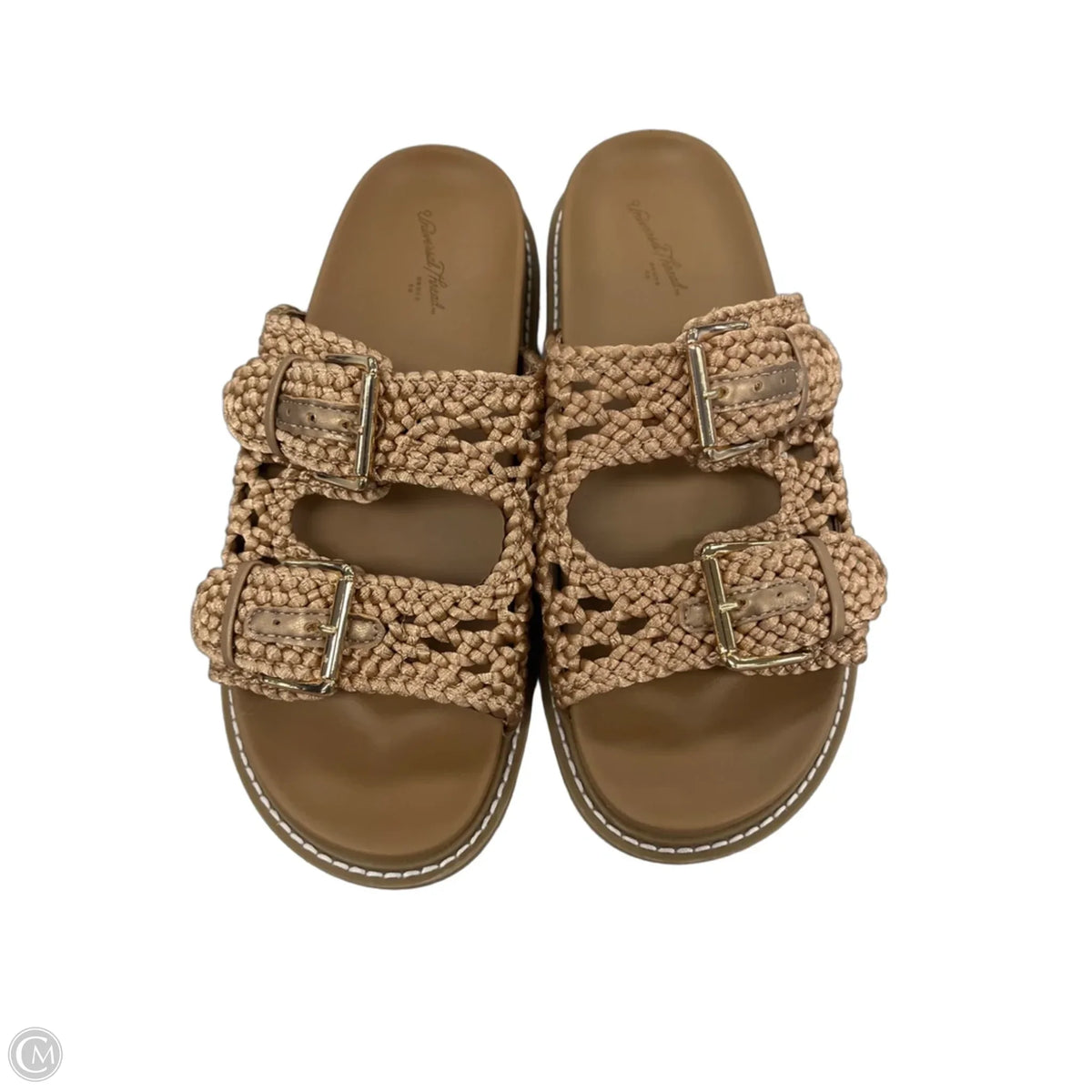 Sandals Flats By Universal Thread In Brown, Size: 7