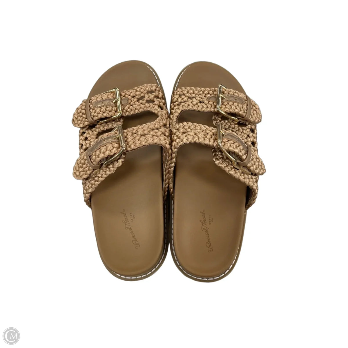 Sandals Flats By Universal Thread In Brown, Size: 7