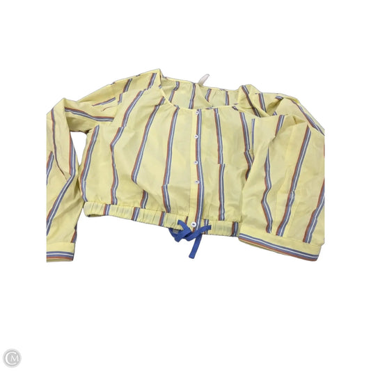 Top Long Sleeve By Anthropologie In Yellow, Size: Xs