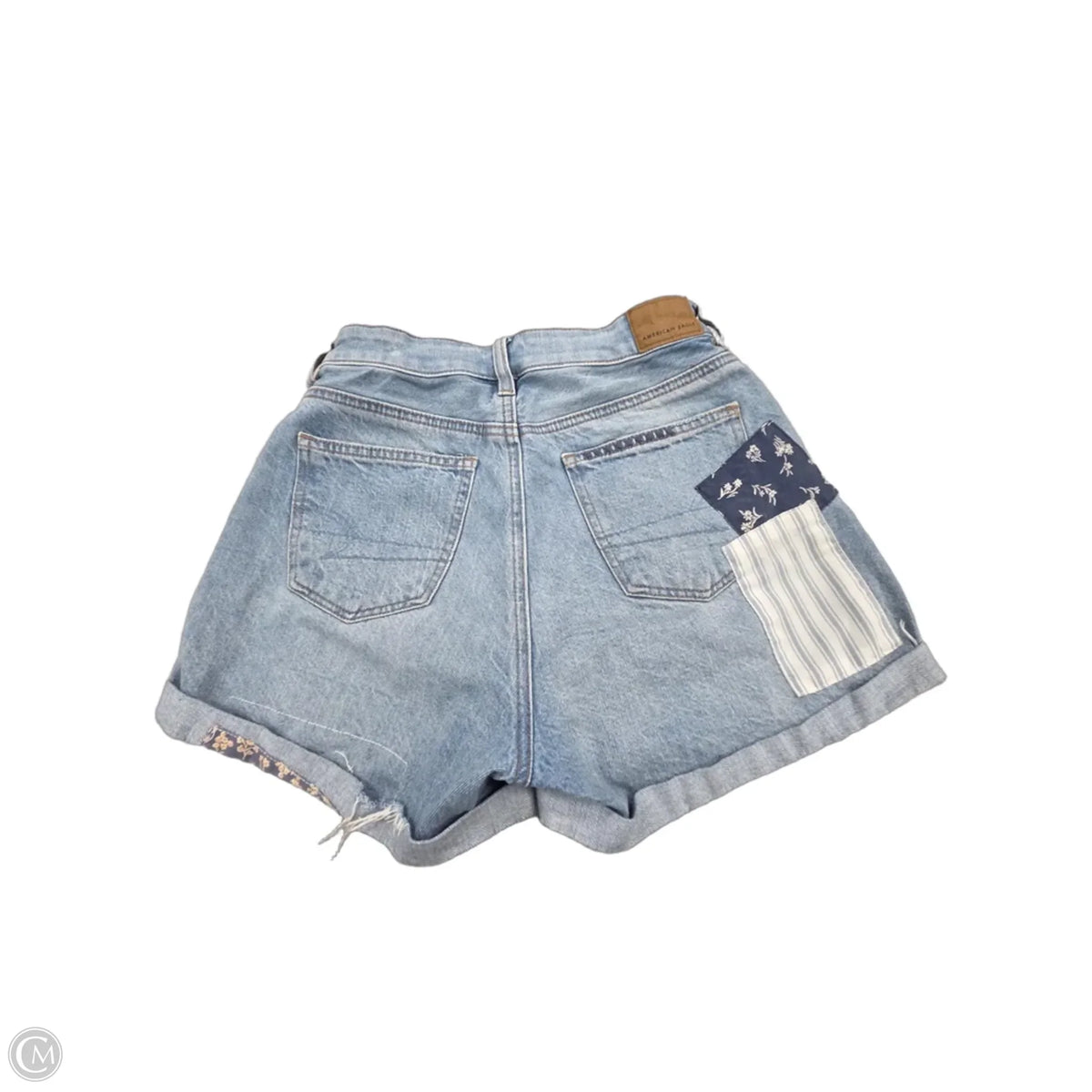Shorts By American Eagle In Blue Denim, Size: 0