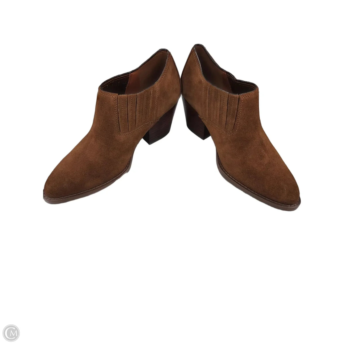 Boots Designer By Coach In Tan, Size: 7
