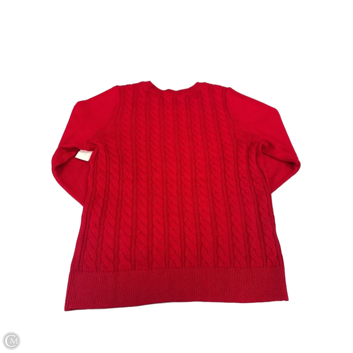 Sweater By Talbots In Red, Size: L
