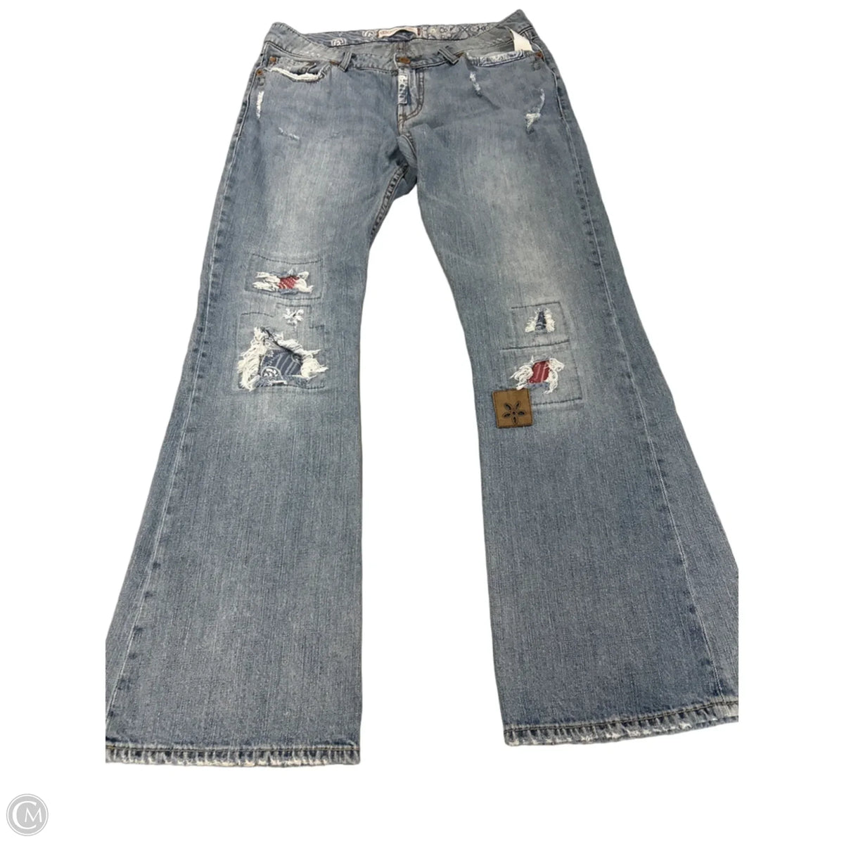 Jeans Boot Cut By Cme In Blue Denim, Size: 12