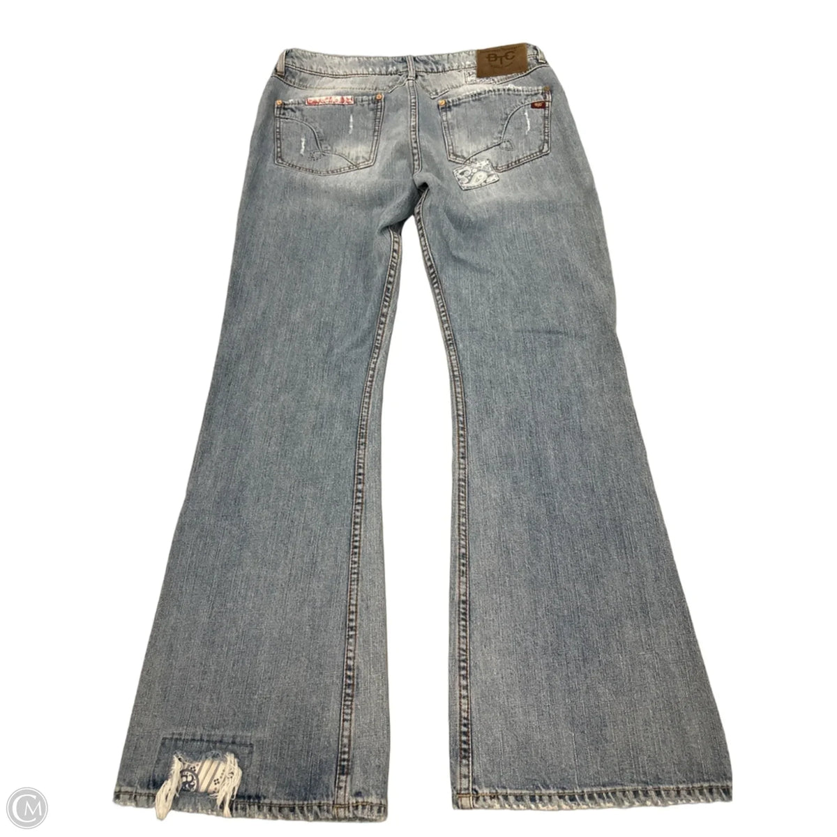 Jeans Boot Cut By Cme In Blue Denim, Size: 12