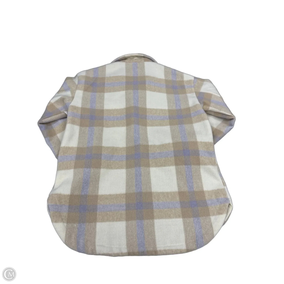 Jacket Fleece By Btfbm In Plaid Pattern, Size: M