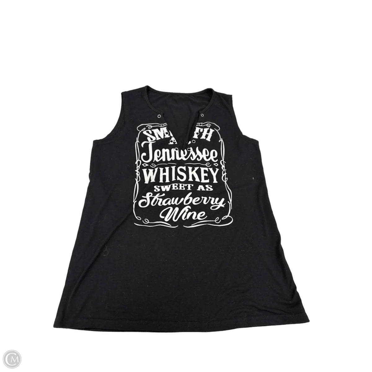 Tank Top By Cme In Black, Size: M