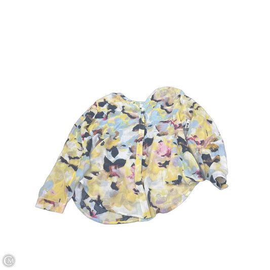 Top Long Sleeve By Zac And Rachel In Multi-colored, Size: L