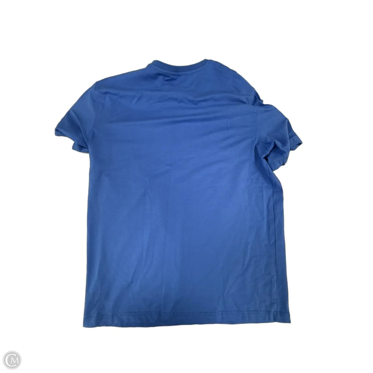 Top Short Sleeve By Cme In Blue, Size: L