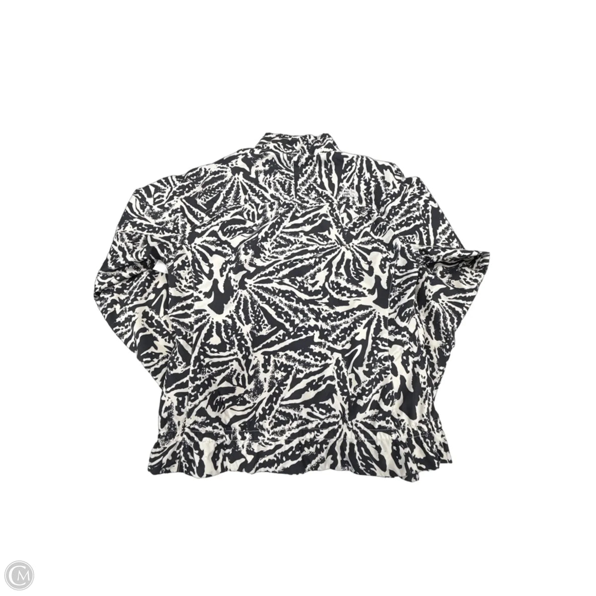 Jacket Windbreaker By The North Face In Grey & White, Size: M