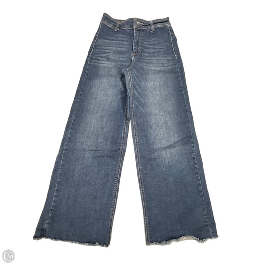 Jeans Wide Leg By Oat In Blue Denim, Size: 4
