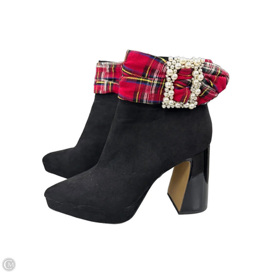 Shoes Heels Block By Betsey Johnson In Black, Size: 8.5