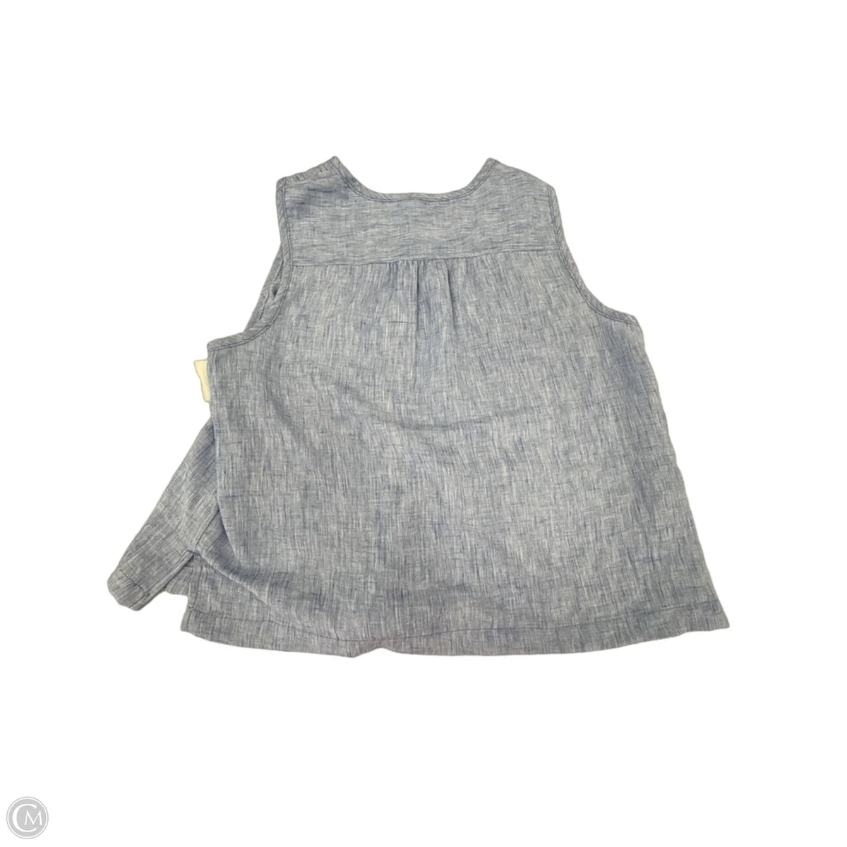 Top Sleeveless By Max Studio In Blue, Size: Xl