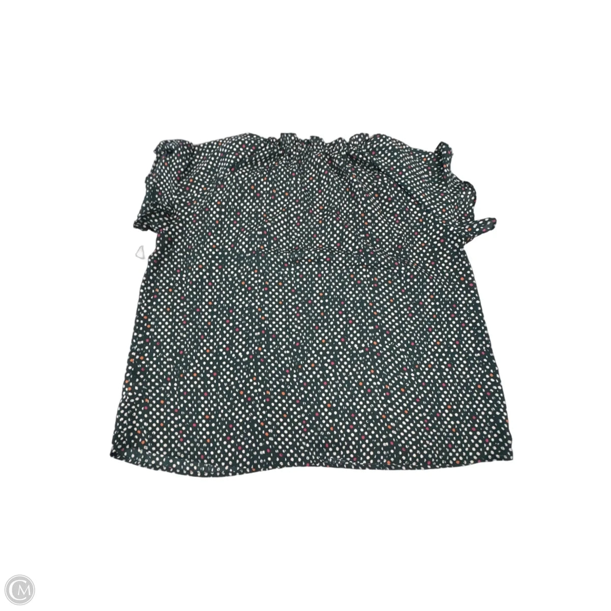 Top Short Sleeve By Cmf In Green, Size: 1x