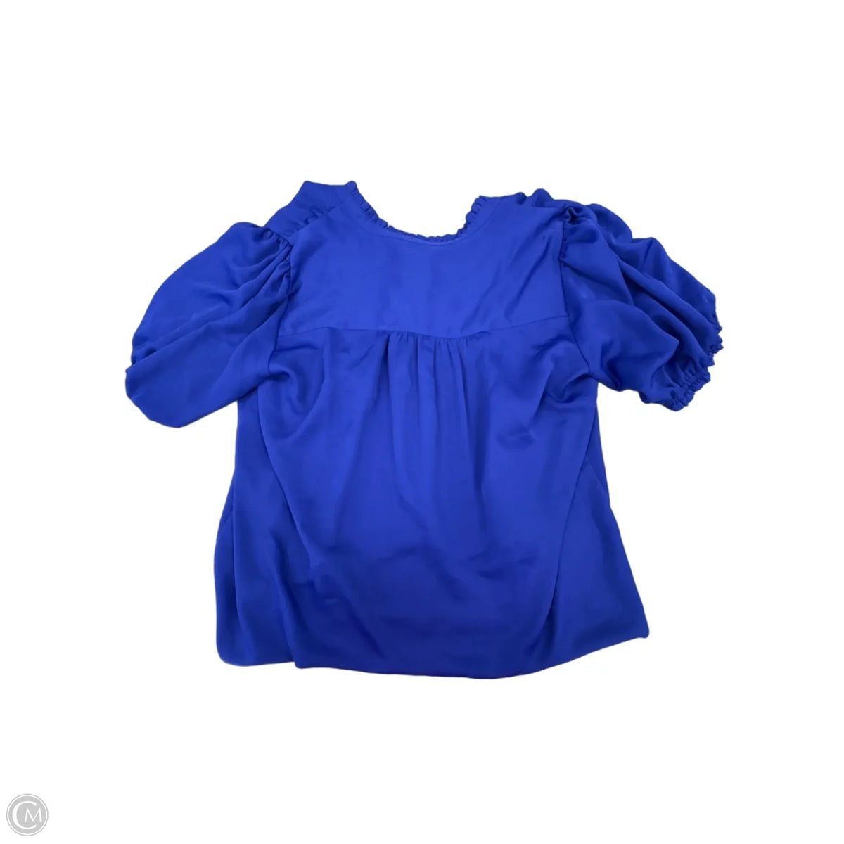 Top Short Sleeve By Nine West In Blue, Size: Xl
