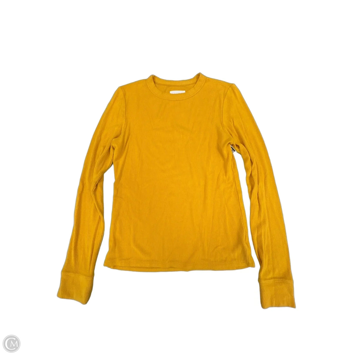 Top Long Sleeve By Every In Yellow, Size: S