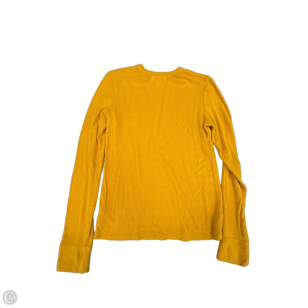 Top Long Sleeve By Every In Yellow, Size: S