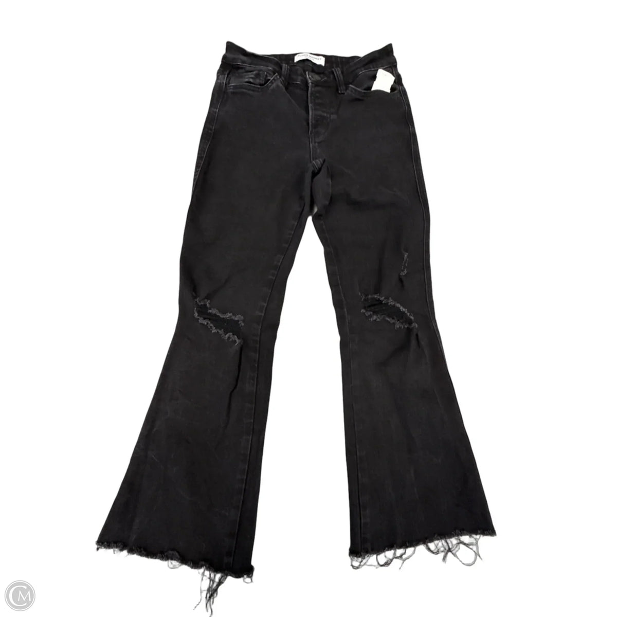 Jeans Straight By Flying Monkey In Black Denim, Size: 4