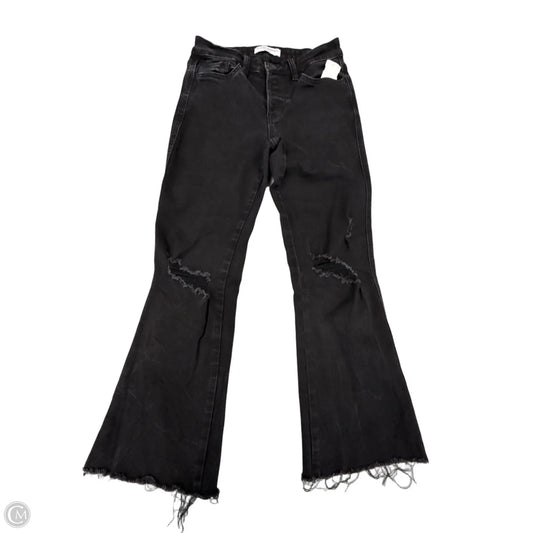 Jeans Straight By Flying Monkey In Black Denim, Size: 4