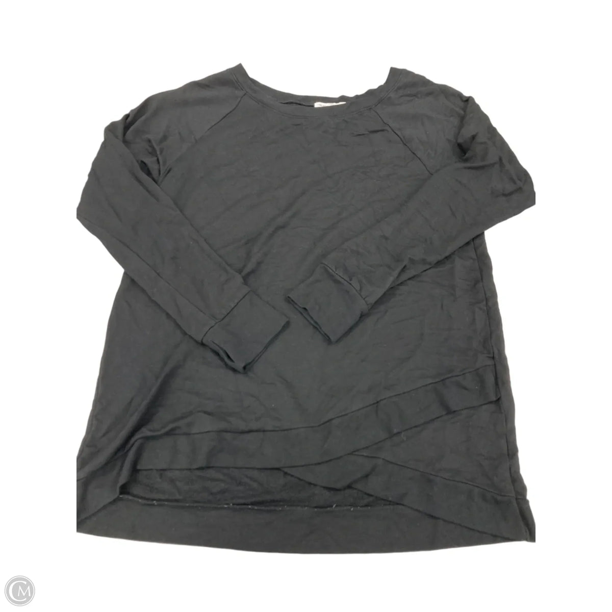 Top Long Sleeve By Threads 4 Thought In Black, Size: L