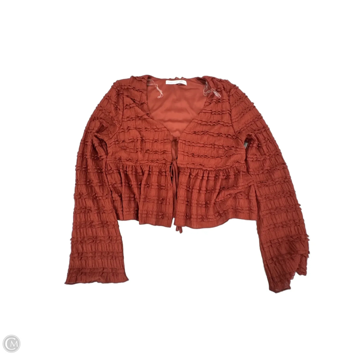 Top Long Sleeve By Altard State In Red, Size: L