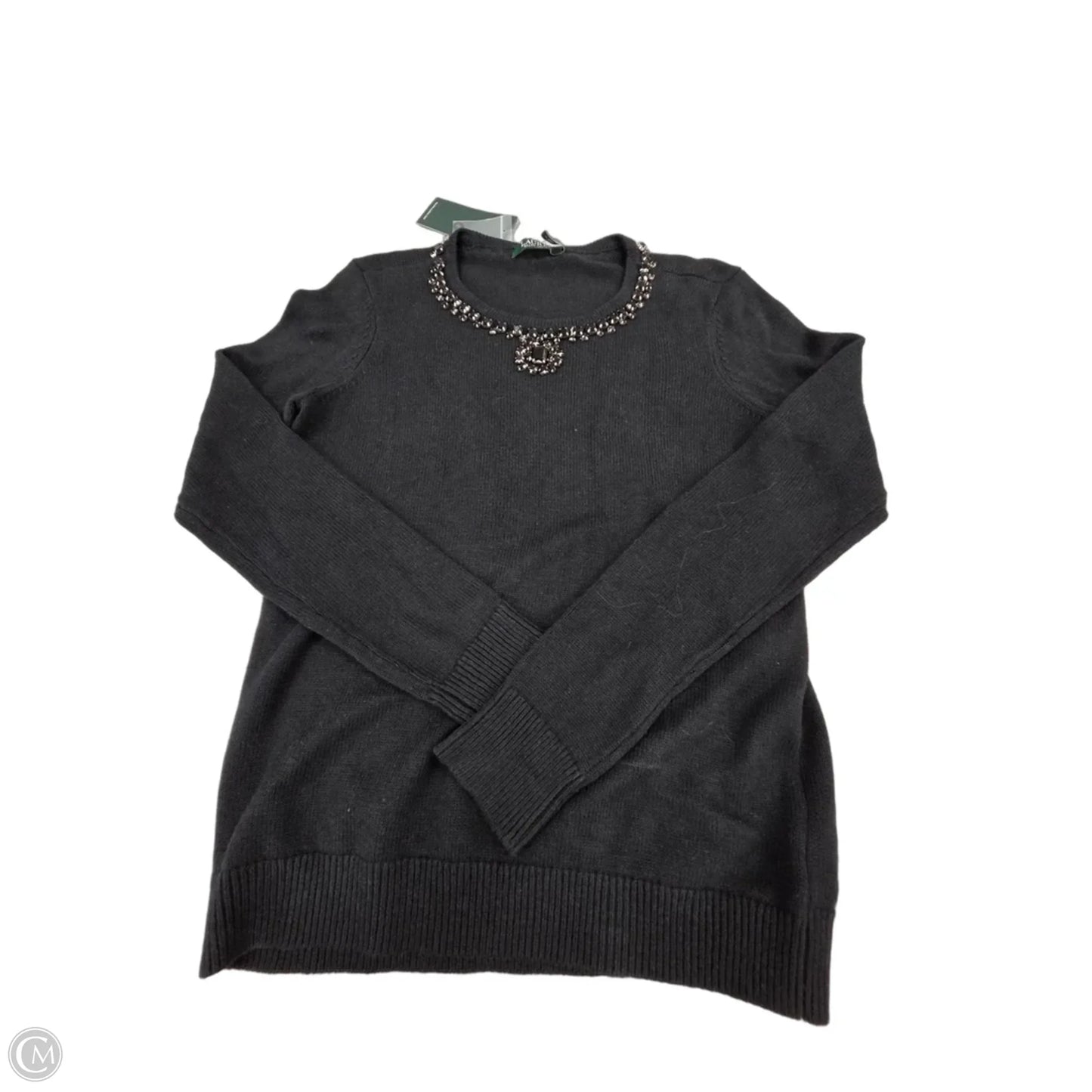 Top Long Sleeve By Lauren By Ralph Lauren In Black, Size: L