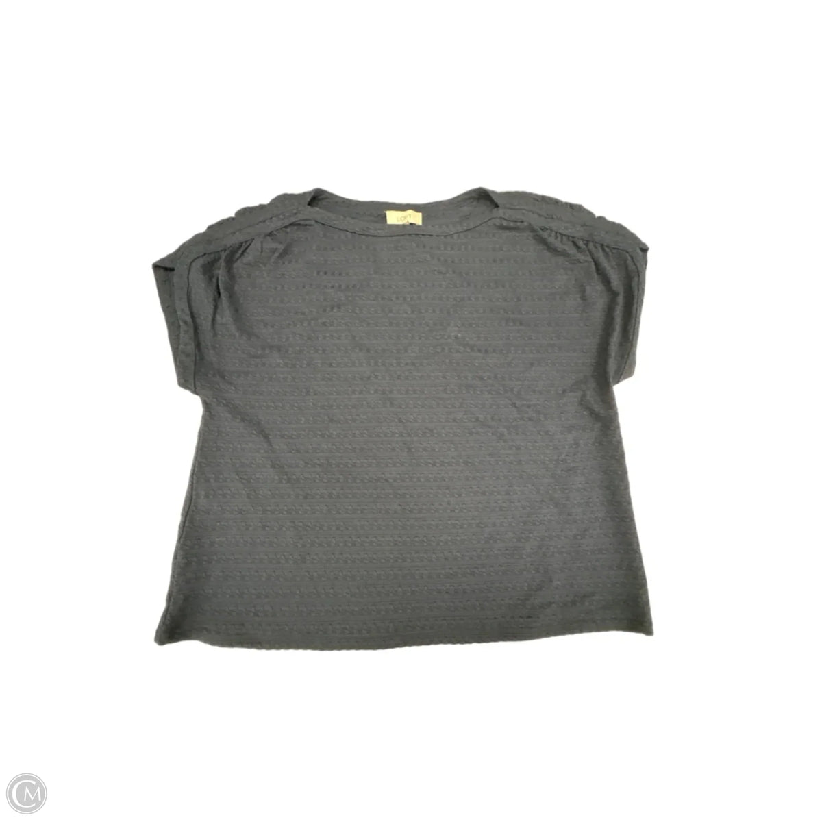 Top Short Sleeve By Loft In Blue, Size: M