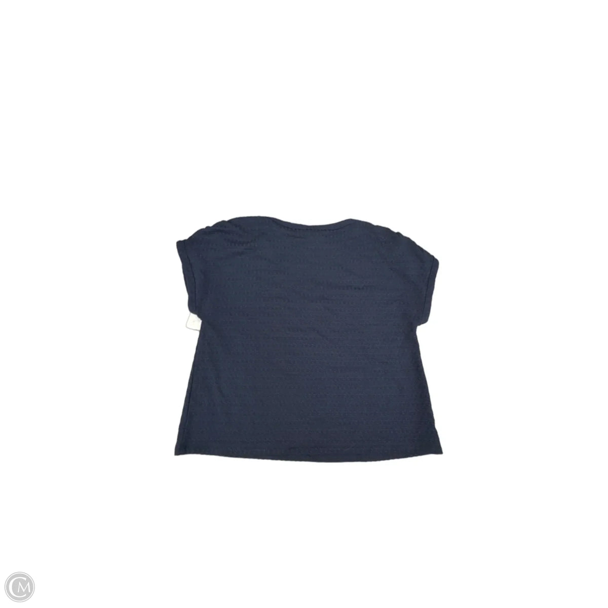 Top Short Sleeve By Loft In Blue, Size: M
