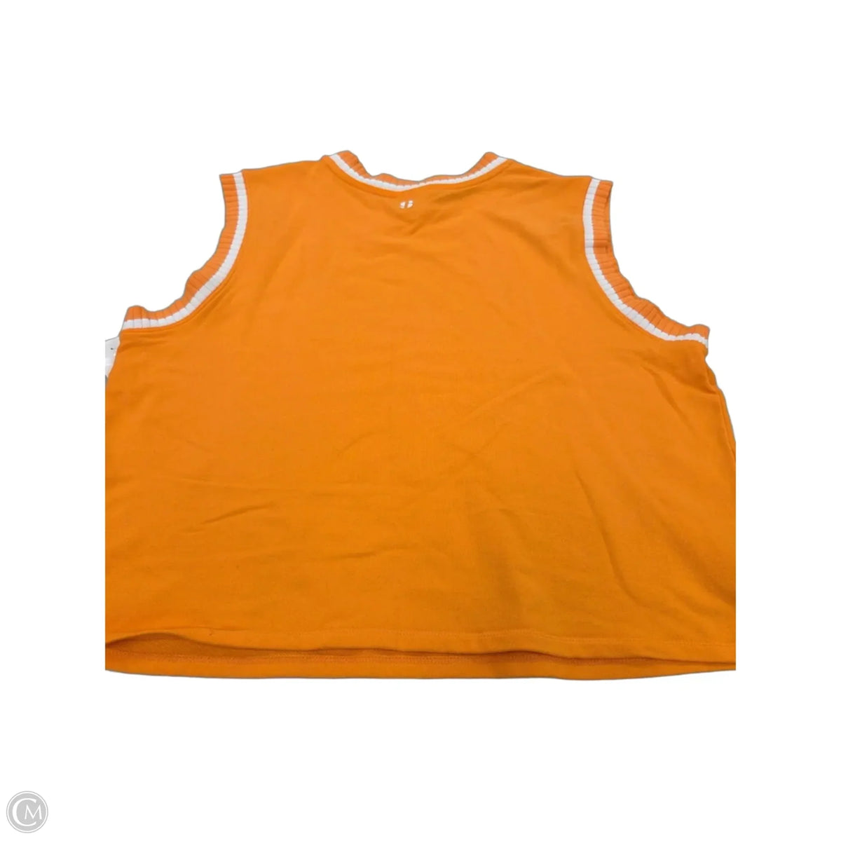Top Sleeveless By Cmc In Orange, Size: Xl
