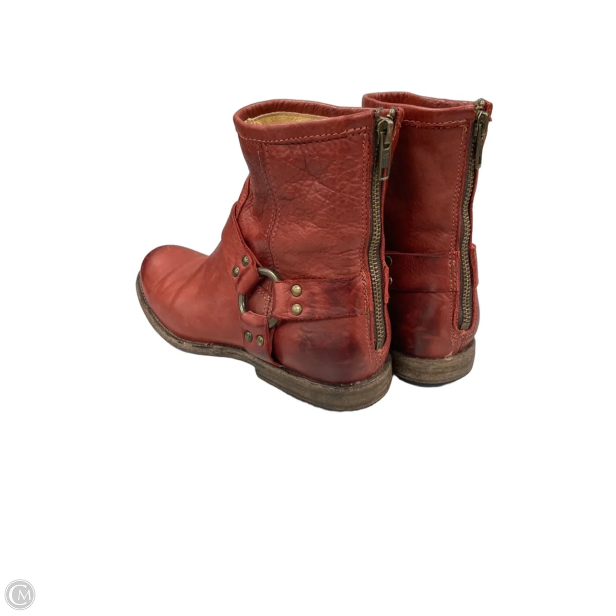 Boots Designer By Frye In Red, Size: 7.5