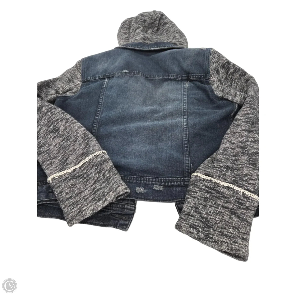 Jacket Denim By Free People In Blue Denim, Size: M