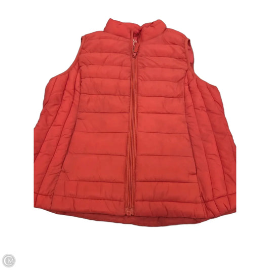 Vest Puffer & Quilted By Love Tree In Orange, Size: M