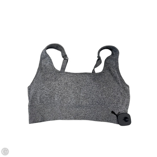 Athletic Bra By Puma In Grey, Size: Xl