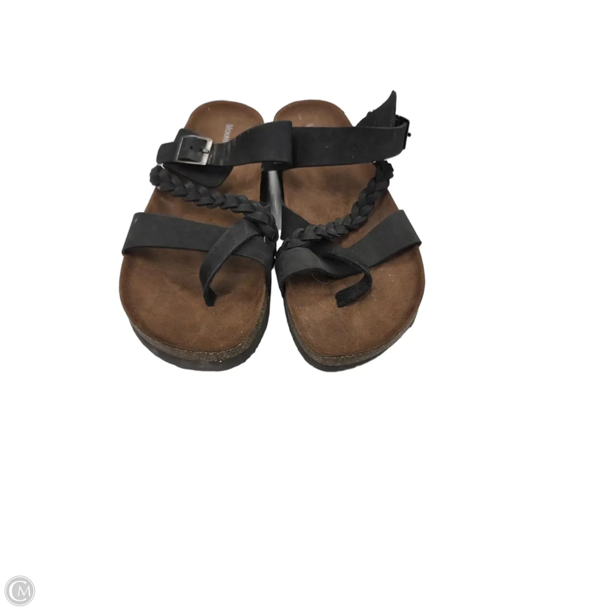 Sandals Flats By Cmf In Black & Brown, Size: 11