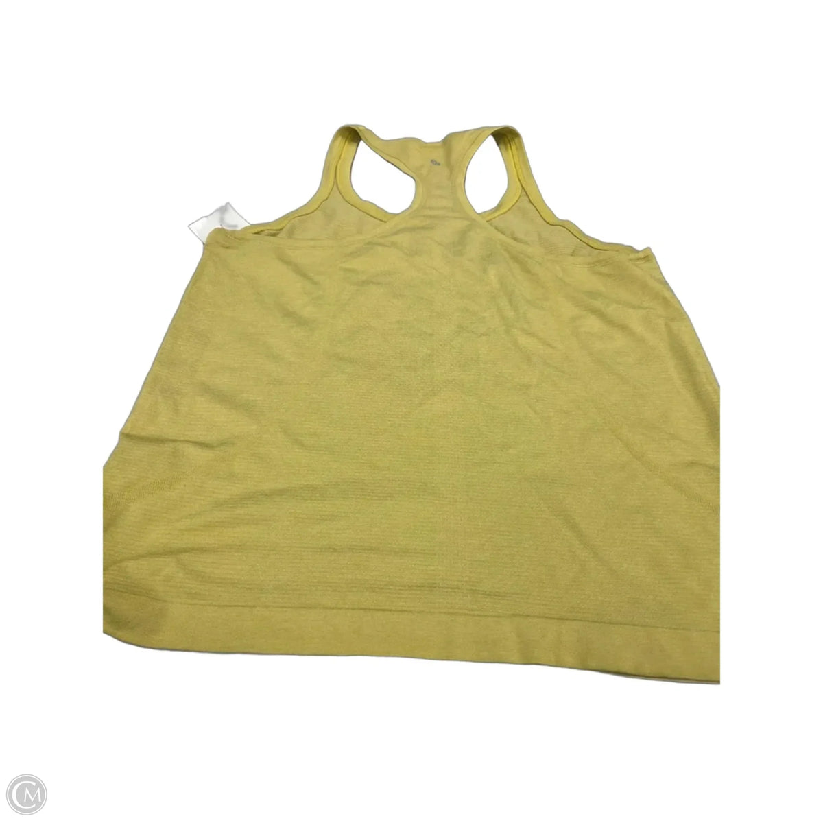 Athletic Tank Top By Lululemon In Yellow, Size: 12