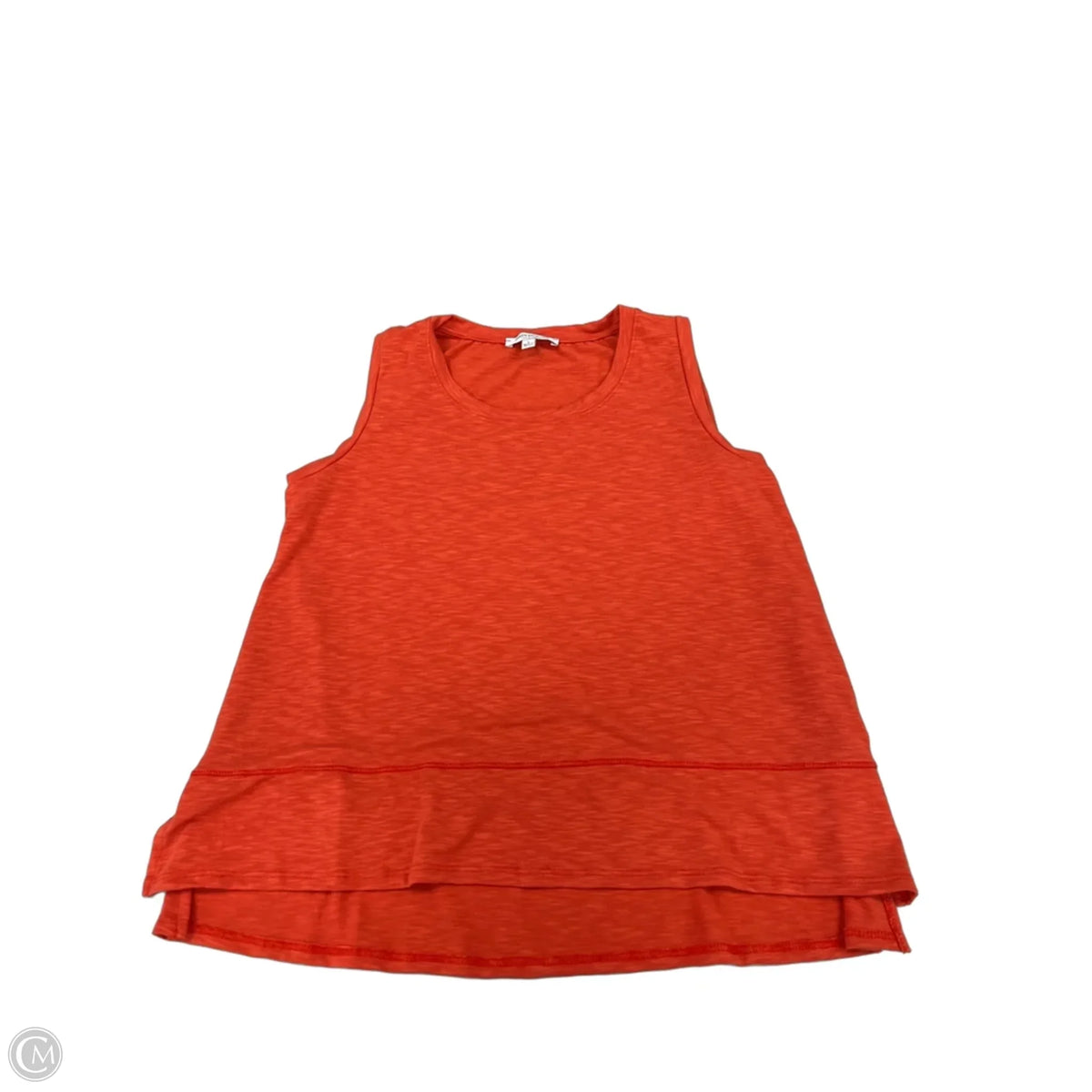 Top Sleeveless By Green Envelope In Orange, Size: L