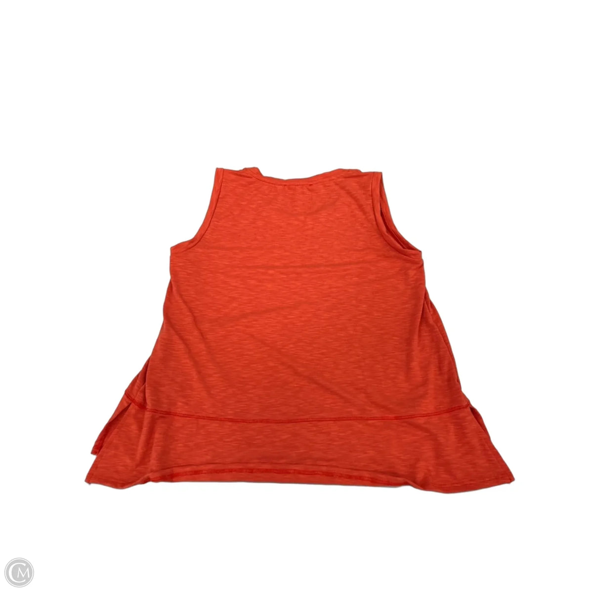 Top Sleeveless By Green Envelope In Orange, Size: L